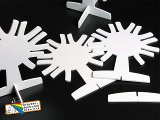 Kunststof vormen in elkaar passend